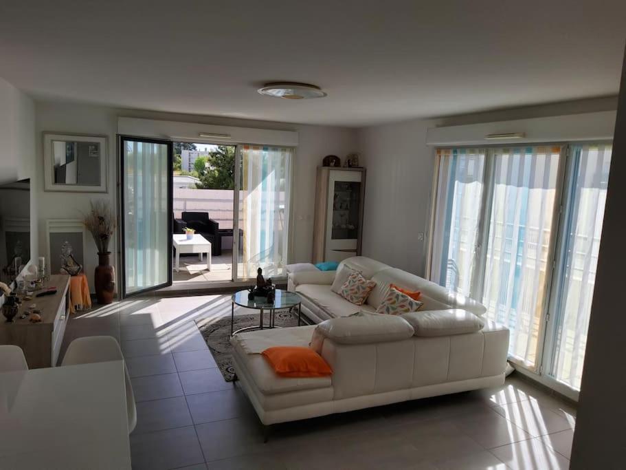 Magnifique Rooftop Duplex Climatise Familial, Aux Arceaux Montpellier Zewnętrze zdjęcie